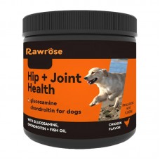 Rawrose Hip & Joint Health Chews for Dogs – Glucosamine, Chondroitin, and MSM for Mobility and Joint Care