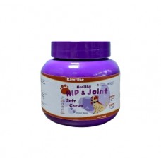Rawrose Hip & Joint Support for Dogs – 120 Chicken Flavored Chews with Glucosamine, Chondroitin, MSM, Turmeric, Vitamin C, and Omega-3 for Pain Relief and Inflammation